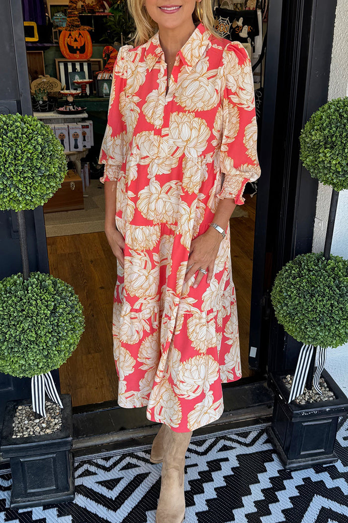 Casual Bold Printed Dress