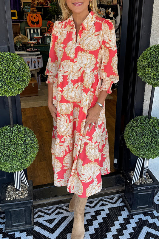 Casual Bold Printed Dress