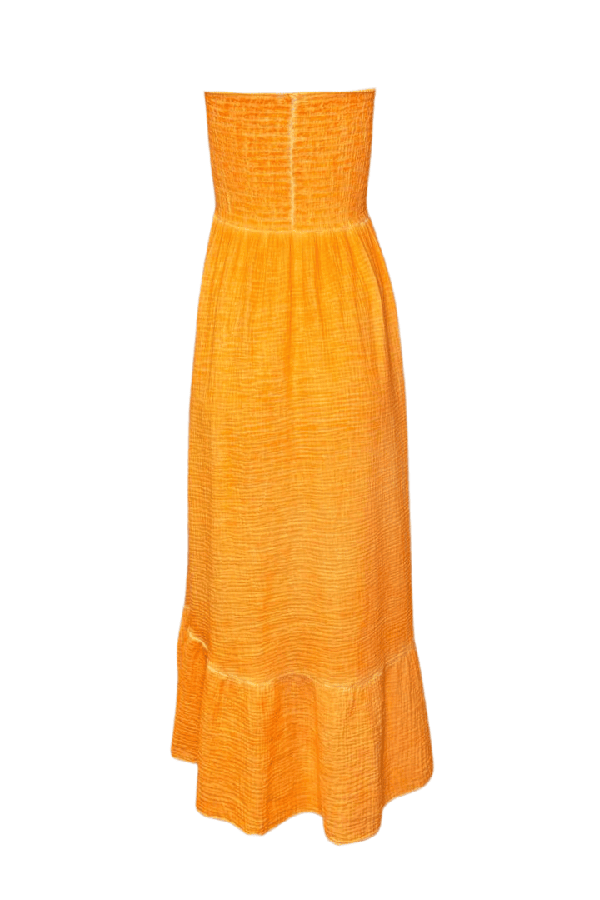 Ruched Bandeau Strapless Dress