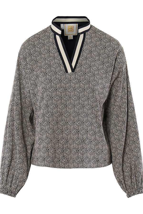 Tonal Monogram Black Top