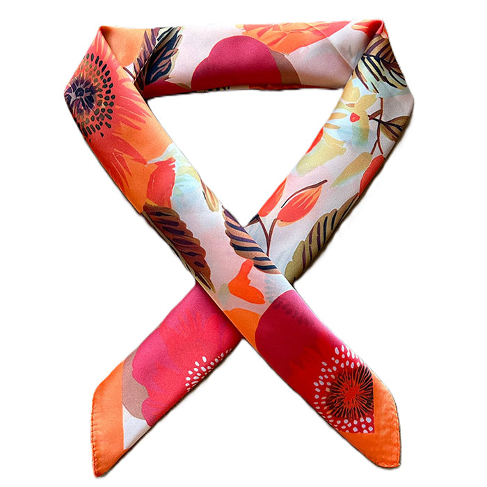 Orange Print Scarf Collection