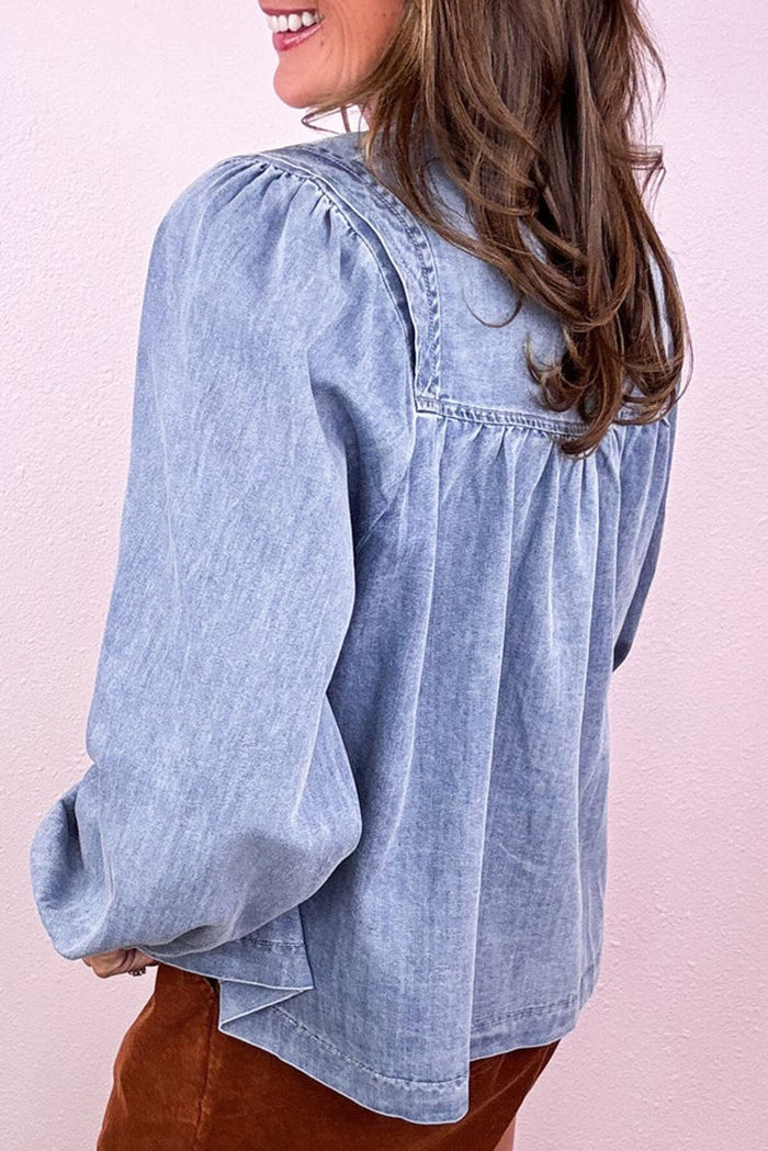 Updated Style Denim Top