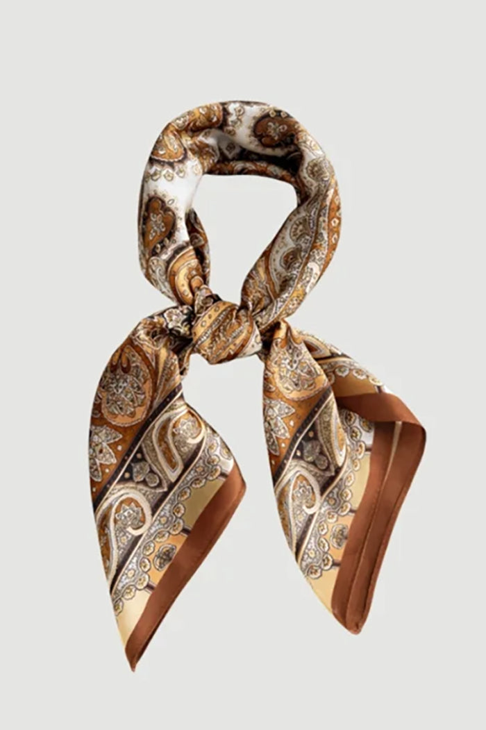 Ethnic Patterned Square Scarf