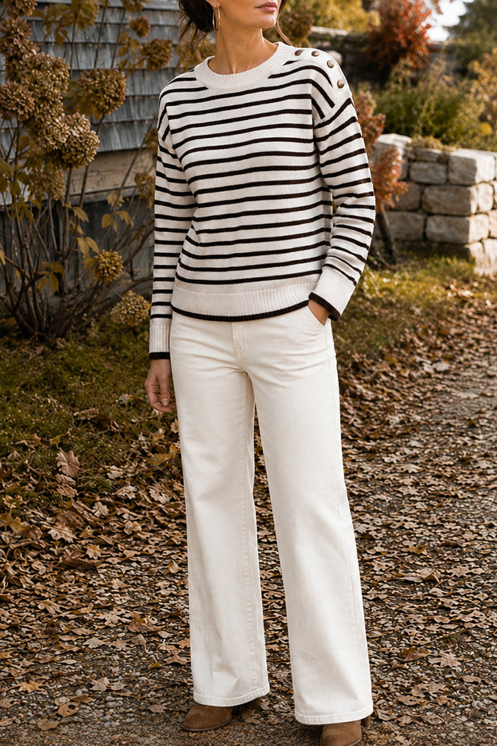 Casual Wide Leg Denim Pants