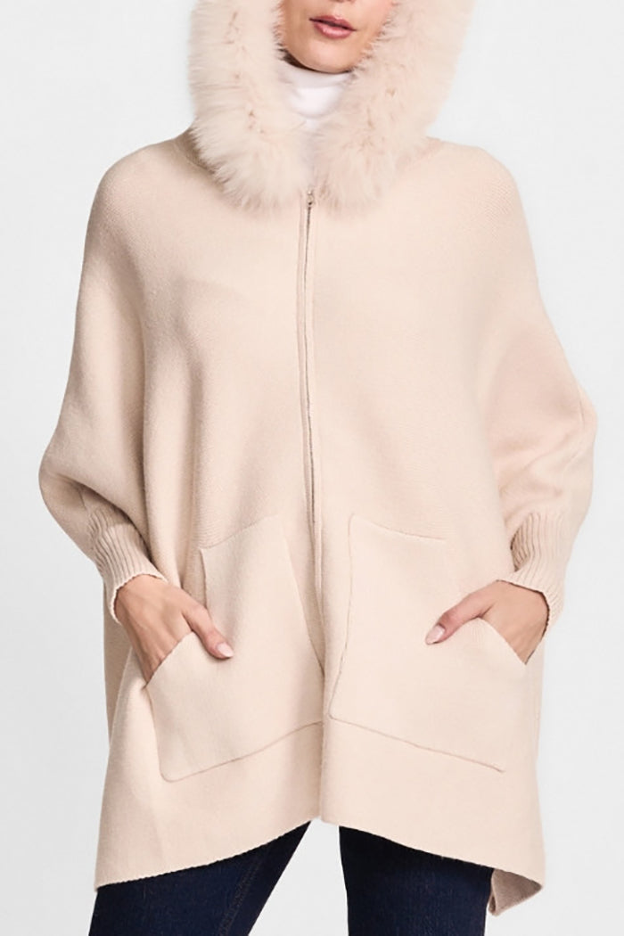 Cozy Pocketed Zip Up Hoodie