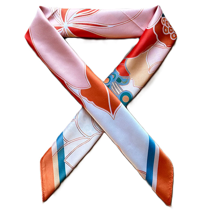 Orange Print Scarf Collection