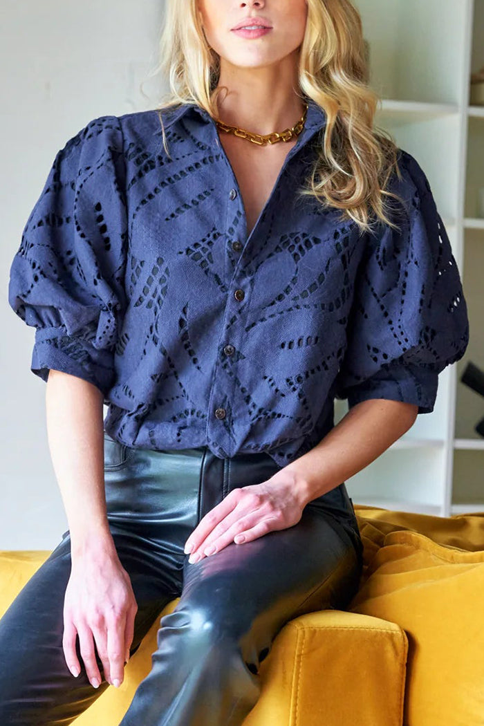 Casual Chunky Lace Top