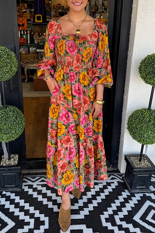 Casual Bold Printed Dress