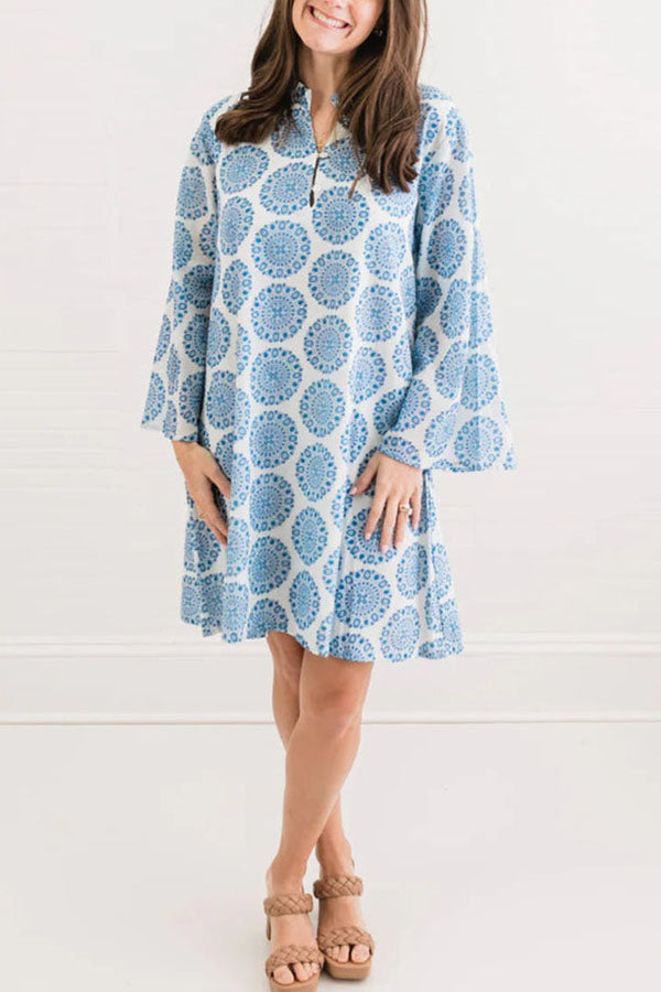 Casual Medallion Classic Dress