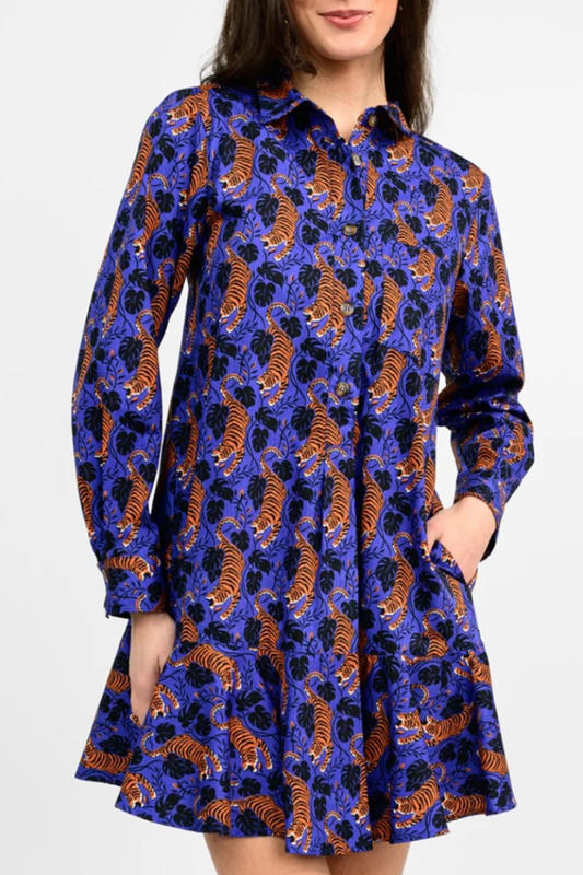 Ruffles Hem Pocket Dress