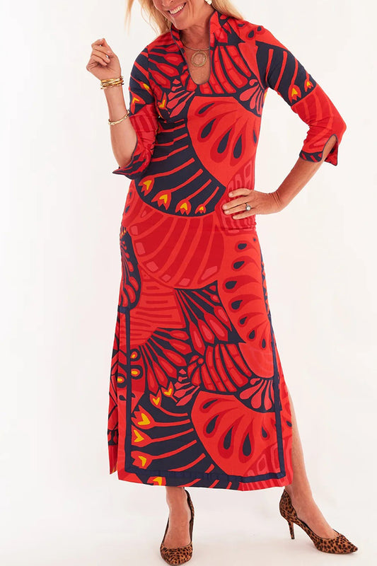 Casual Bold Printed Dress