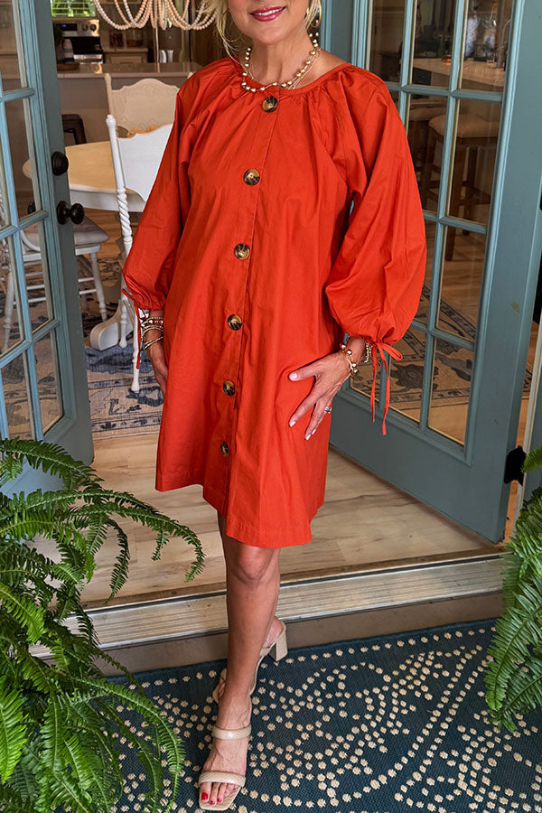 Casual Button Down Dress