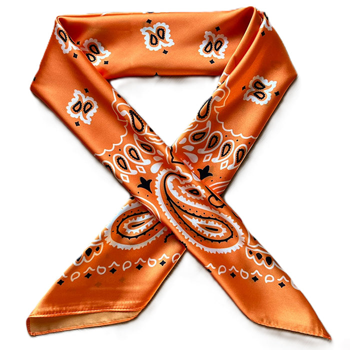 Orange Print Scarf Collection