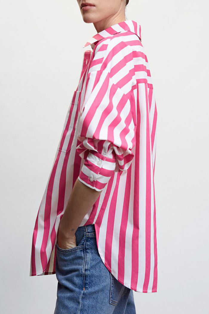 Casual Striped Long Sleeve Shirt