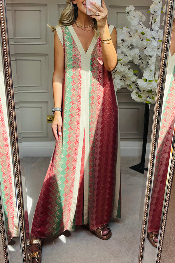 Casual Sleeveless Slit Dress