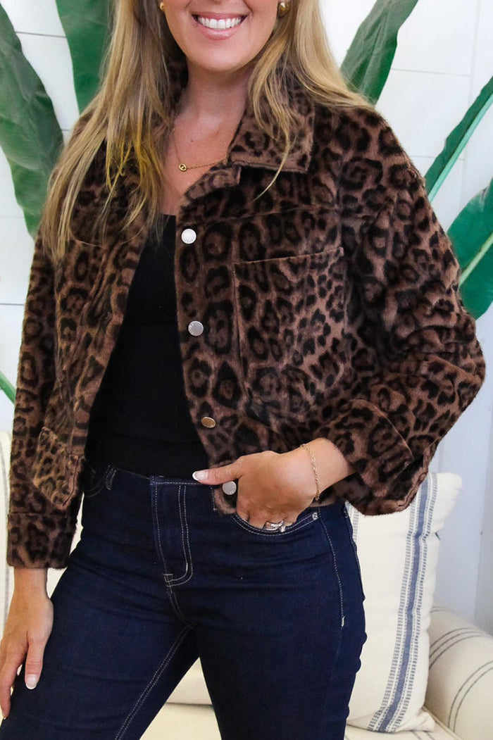 Casual Animal Printed Jacket