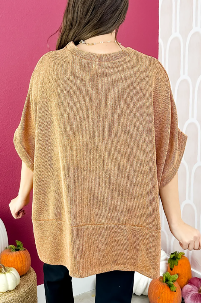 Casual Bat Sleeve Top