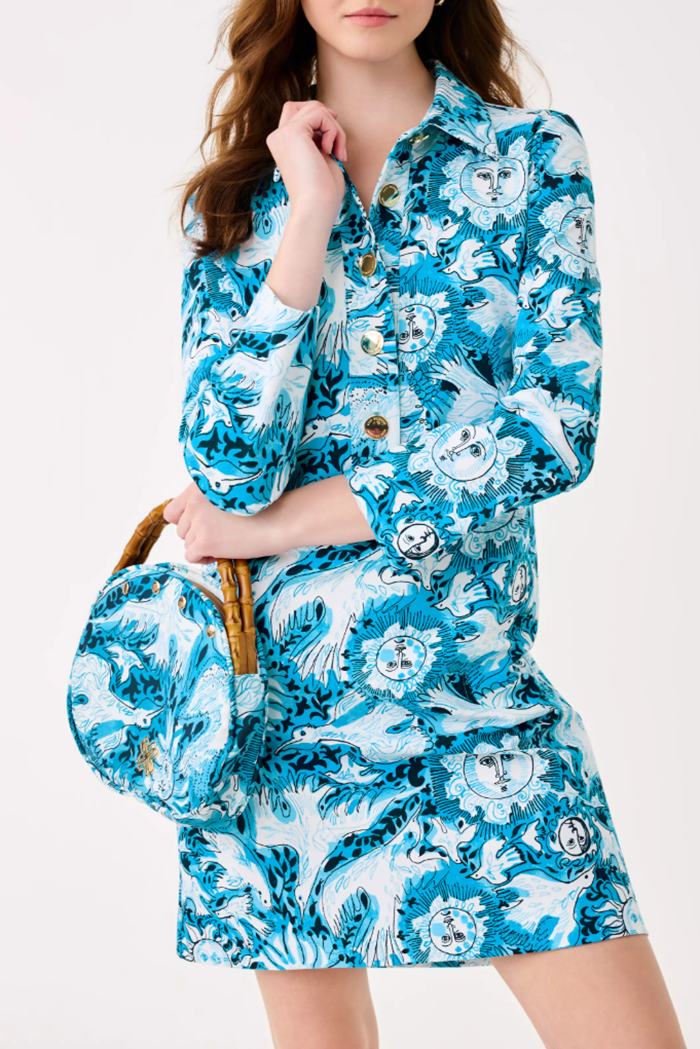 Vintage Vault Print Dress