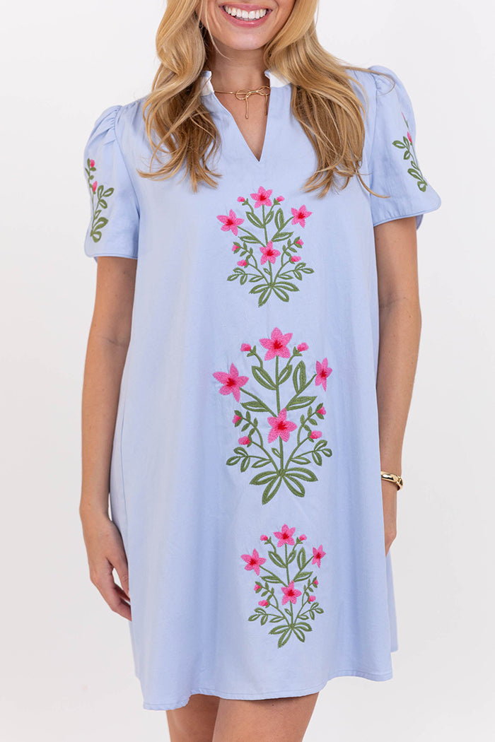 Floral Puff Sleeve Dress