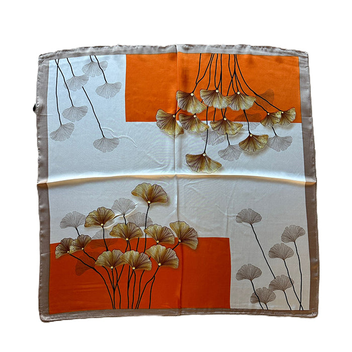Orange Print Scarf Collection