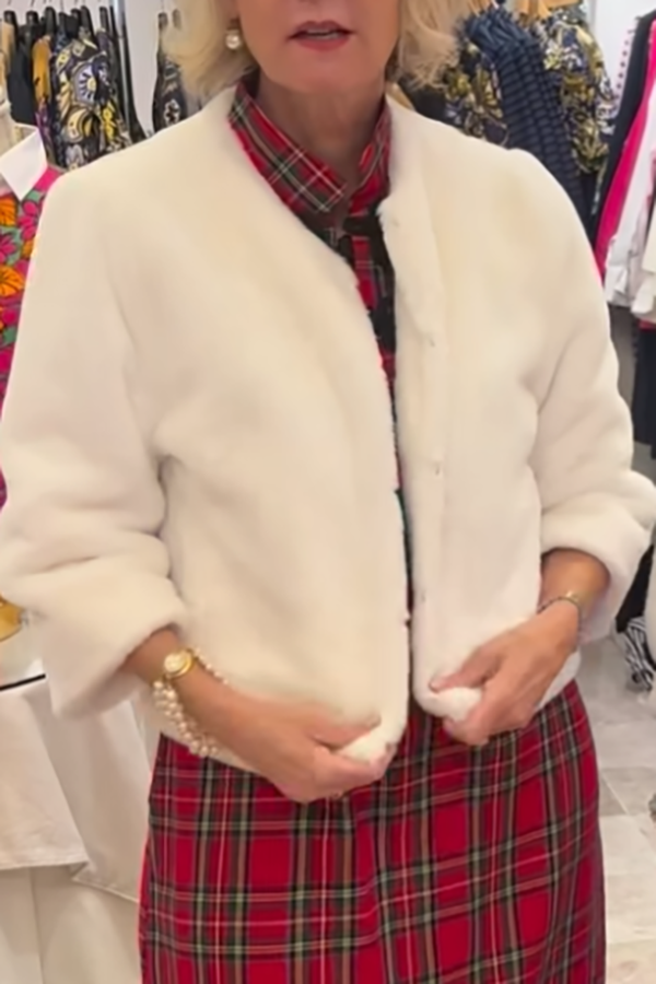 Casual Faux Fur Jacket