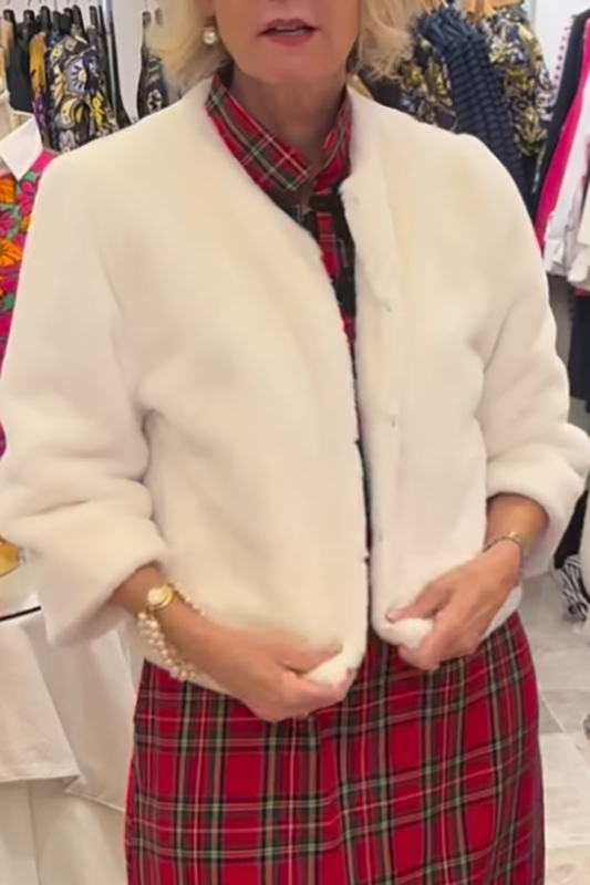 Casual Faux Fur Jacket