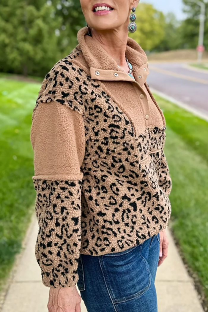 Casual Animal Pattern Pullover