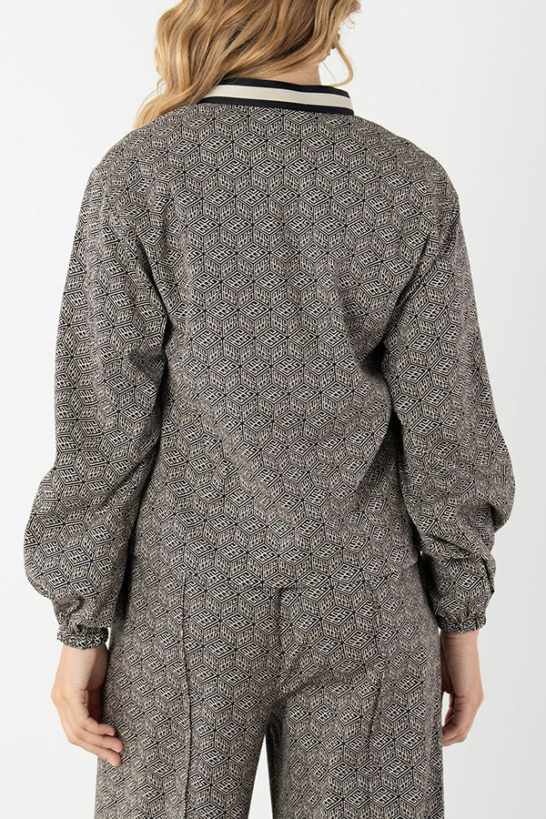 Casual Balloon Sleeve Top