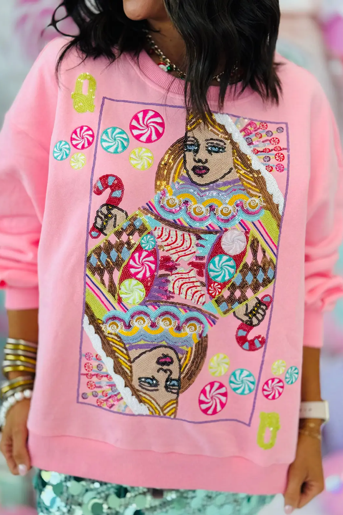 Queen Of Sparkles Candyland Logo Sweatshirt
