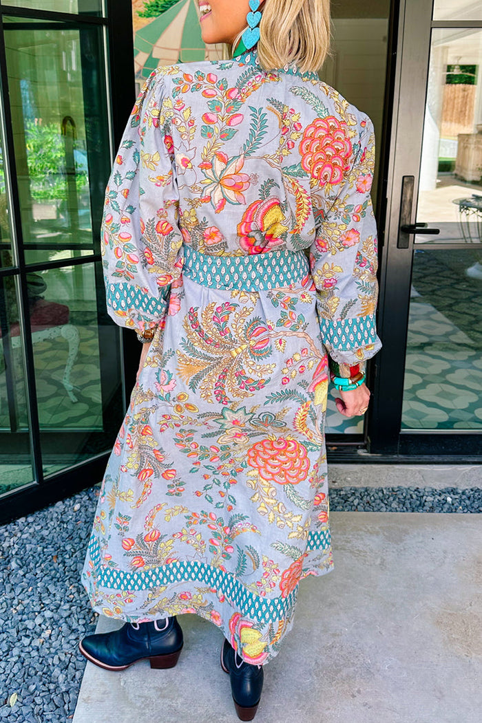 Casual Floral Pattern Dress