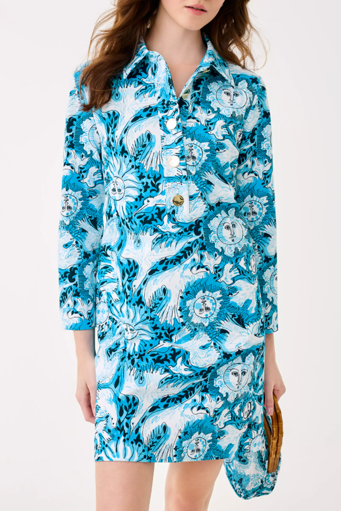 Vintage Vault Print Dress