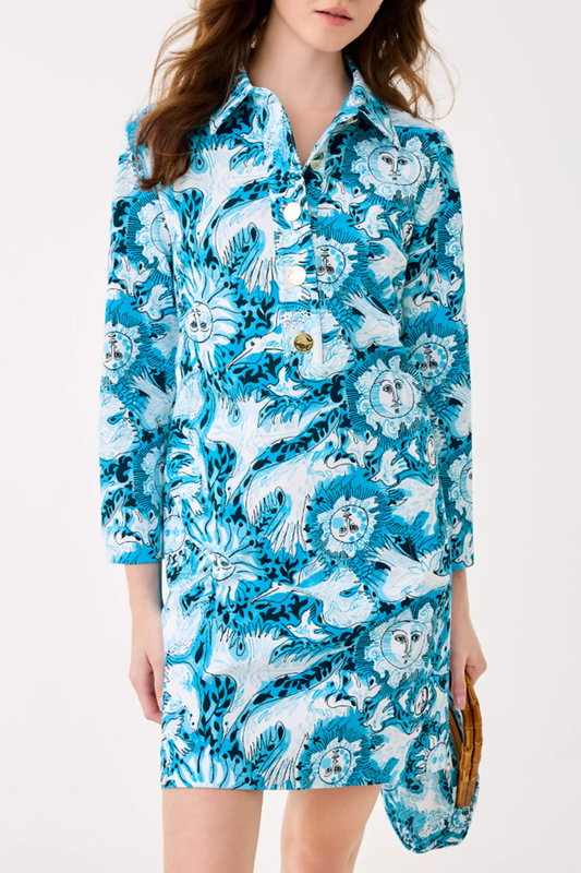 Vintage Vault Print Dress