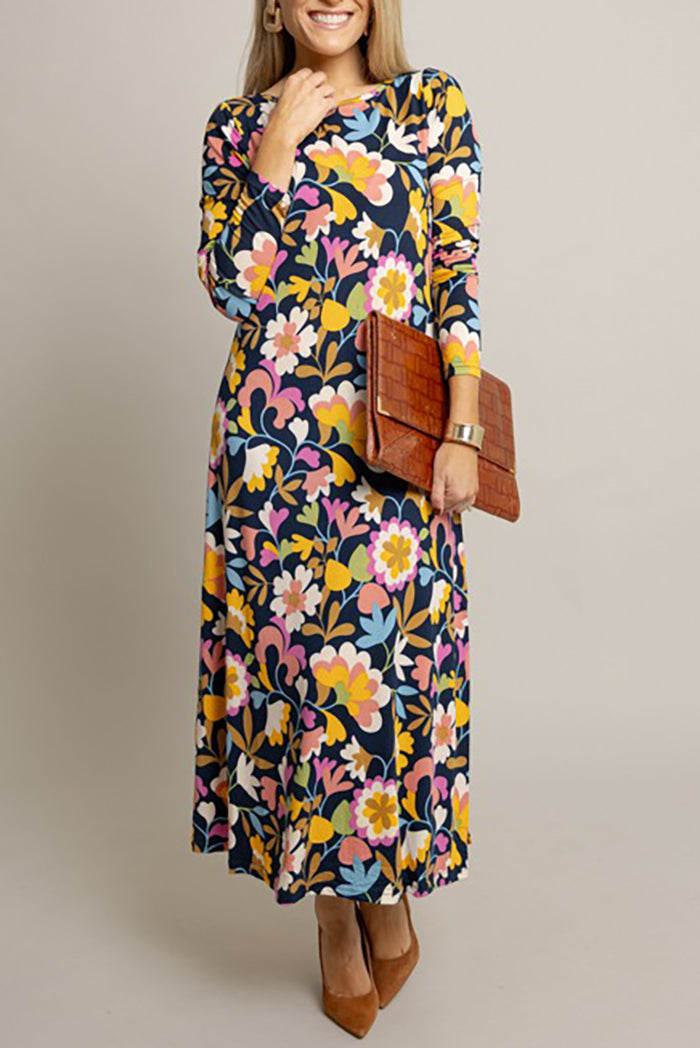 Floral Soft Knit Dress