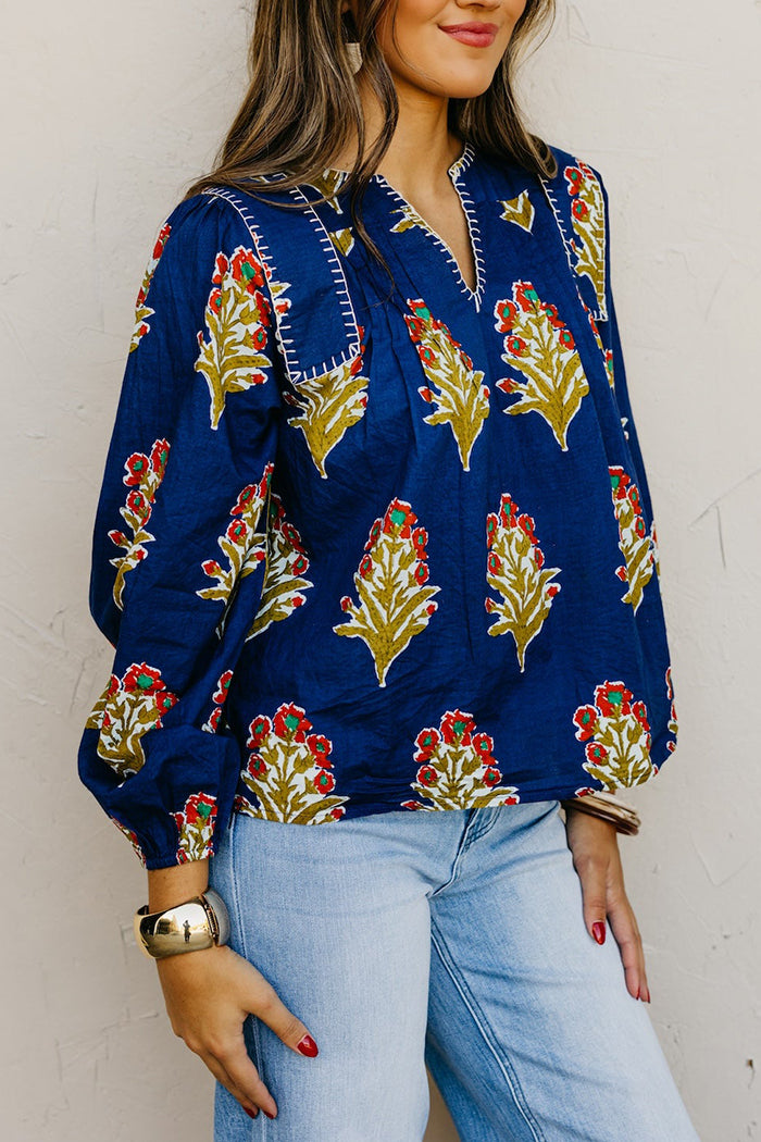 Casual Bold Printed Top