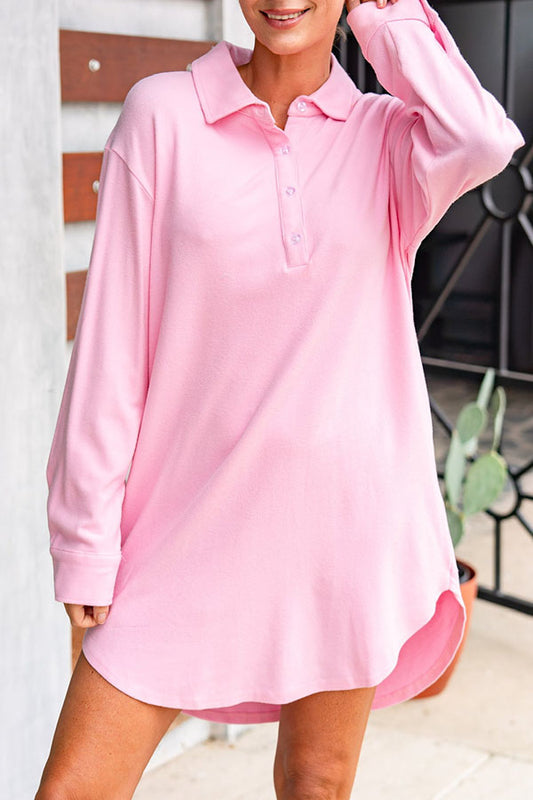 Casual Solid Color Dress