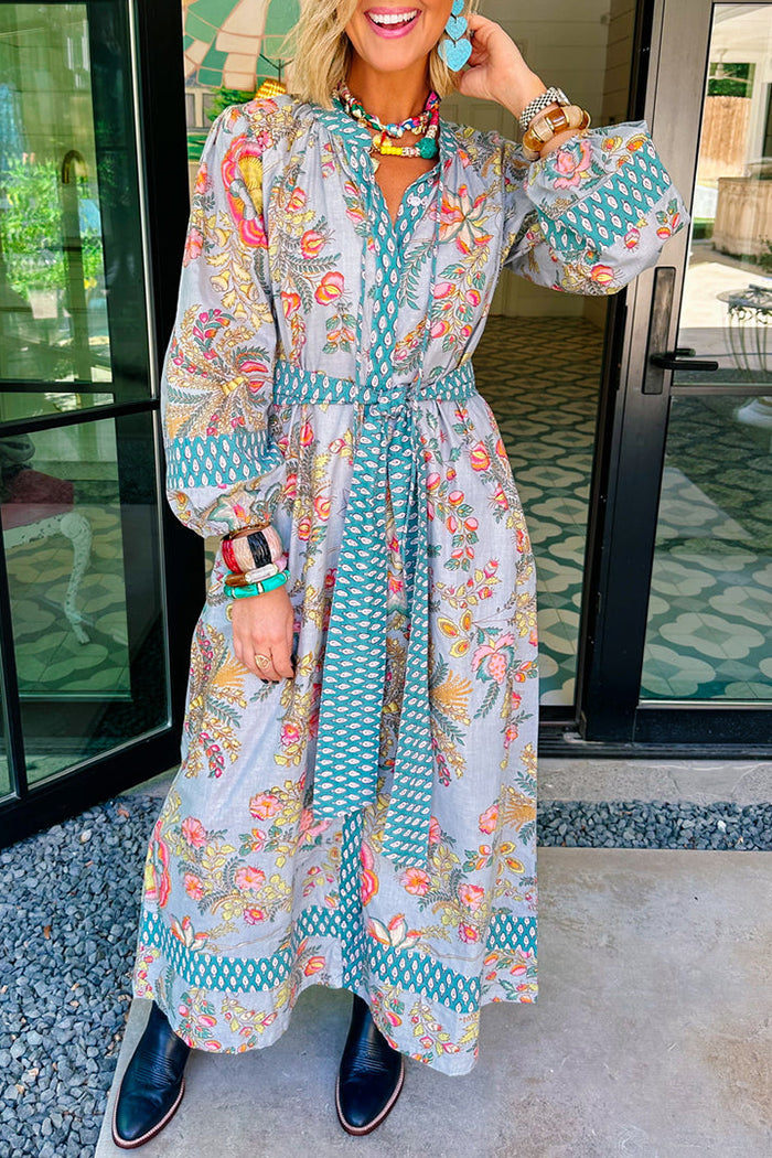 Casual Floral Pattern Dress