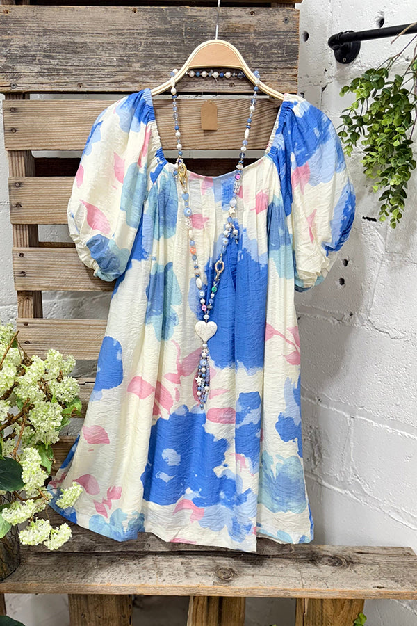 Casual Floral Print Dress