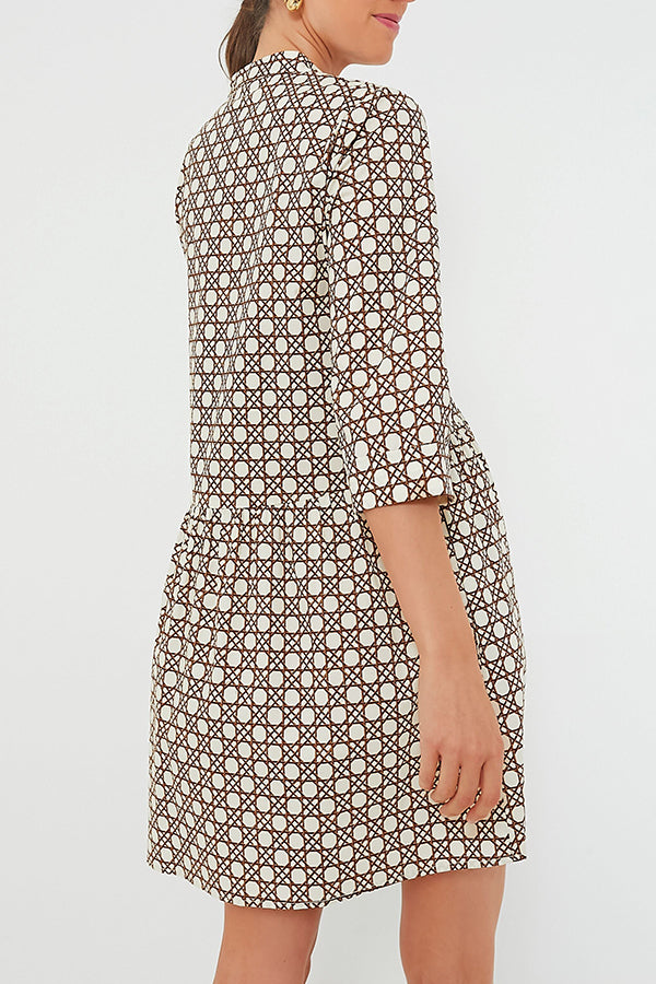Casual Geometric Pattern Dress