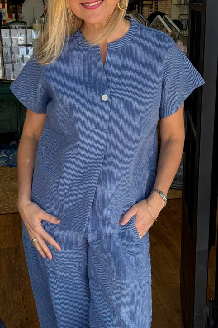 Cap Sleeve Pocketed Two Piece Set
