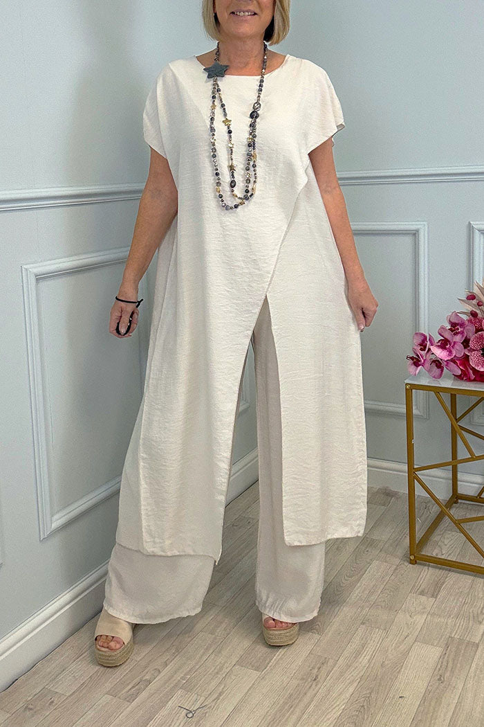 Casual Two Piece Pant Set