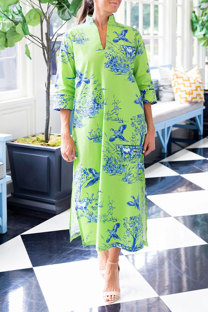Pocketed Split Hem Midi Dress