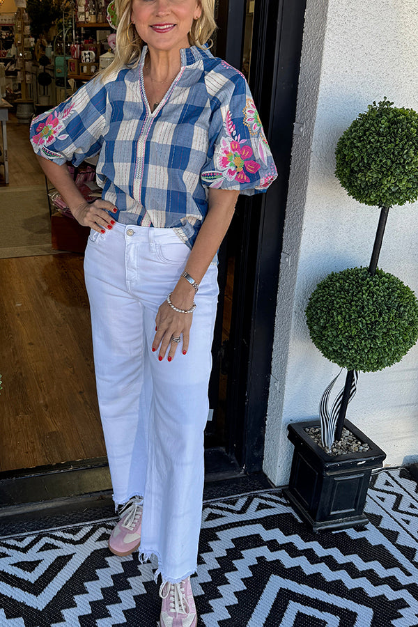 The Floral Embroidery Shirt