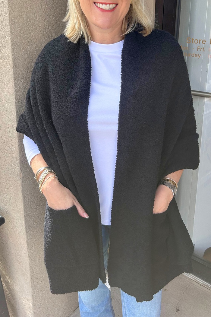 Plush Pocketed  Microfiber Wrap