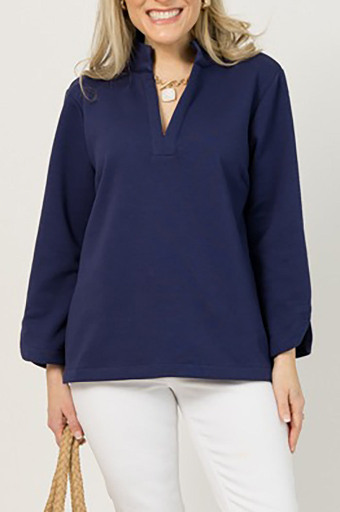 Side Slit Casual Top