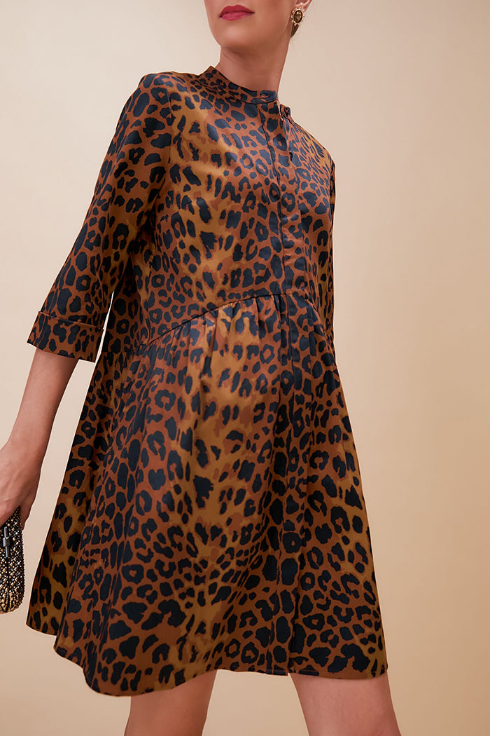 Leopard Royal Shirt Dress