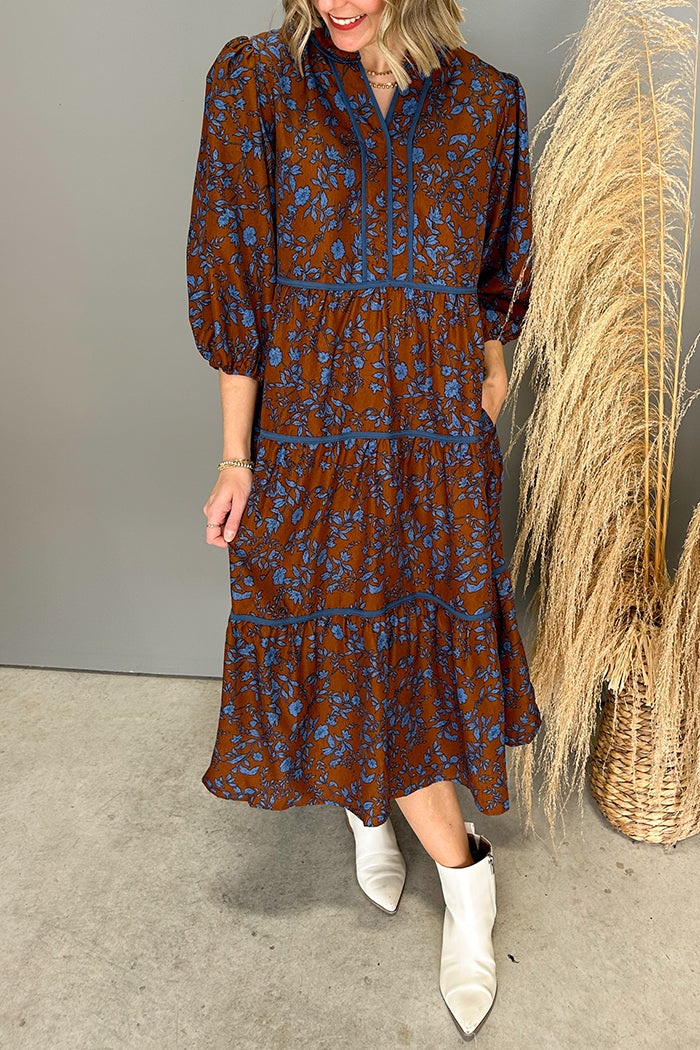 Casual Floral Pattern Dress