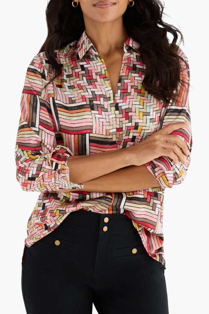 Colorweave Button Front Shirt