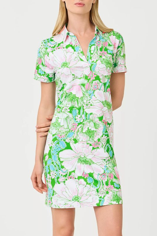 Short Sleeve Floral Dress