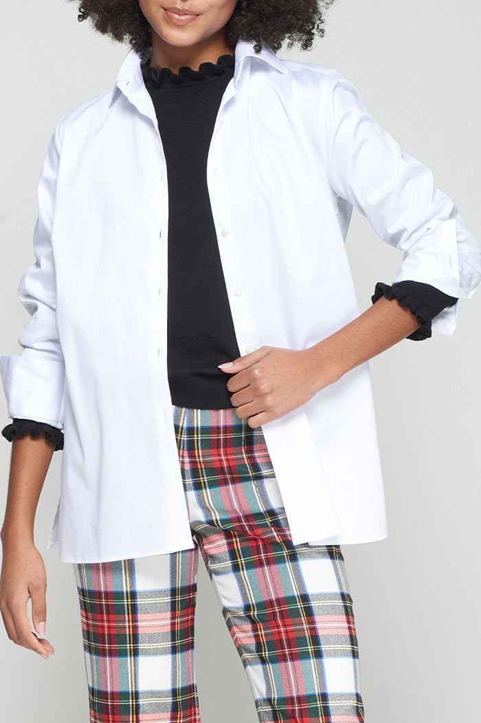 Casual Button Back Blouse