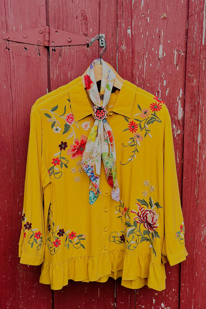 Casual Floral Pattern Top